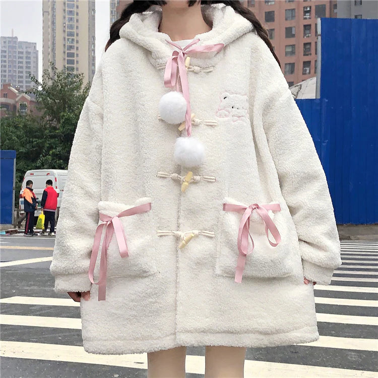 Japanese cute bear plush coat PL52658