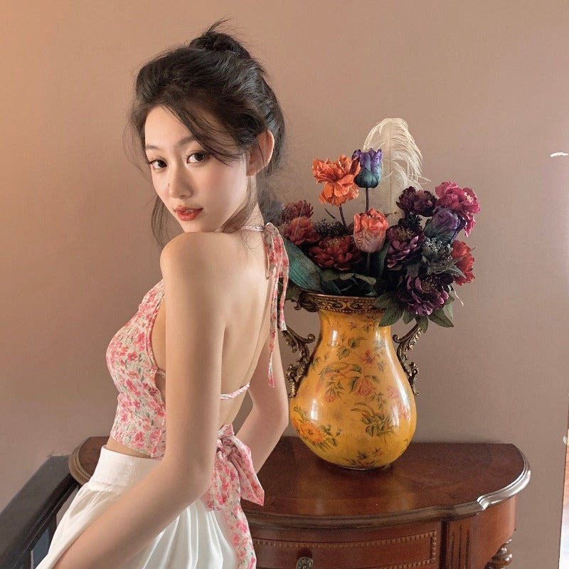 Pink halterneck camisole PL52667