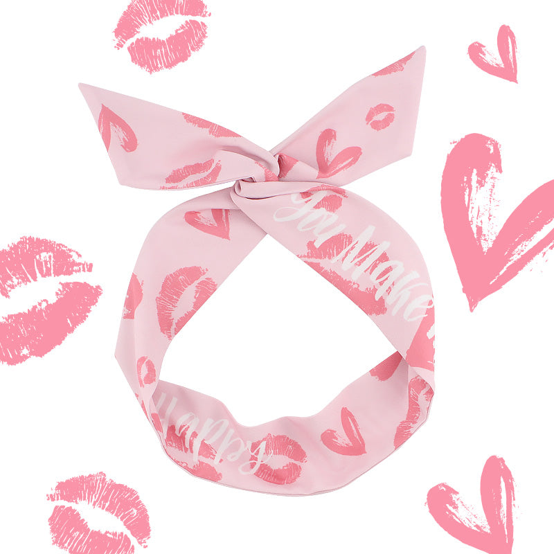 Handmade Pink Silk Scarf Headgear PL52320