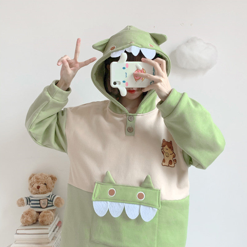 Cute hooded sweater PL50921