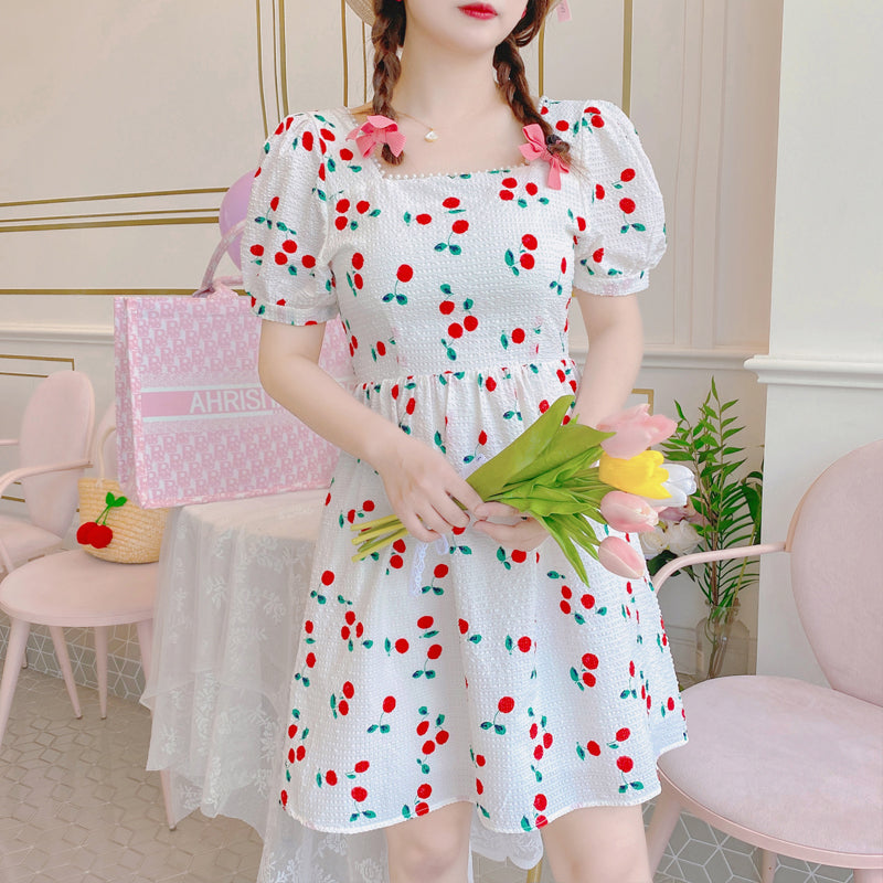 white chiffon dress PL52514