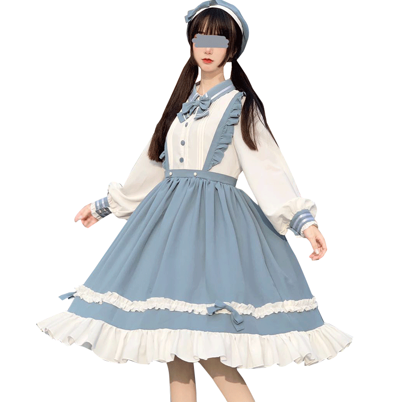 lolita long sleeve dress PL50863