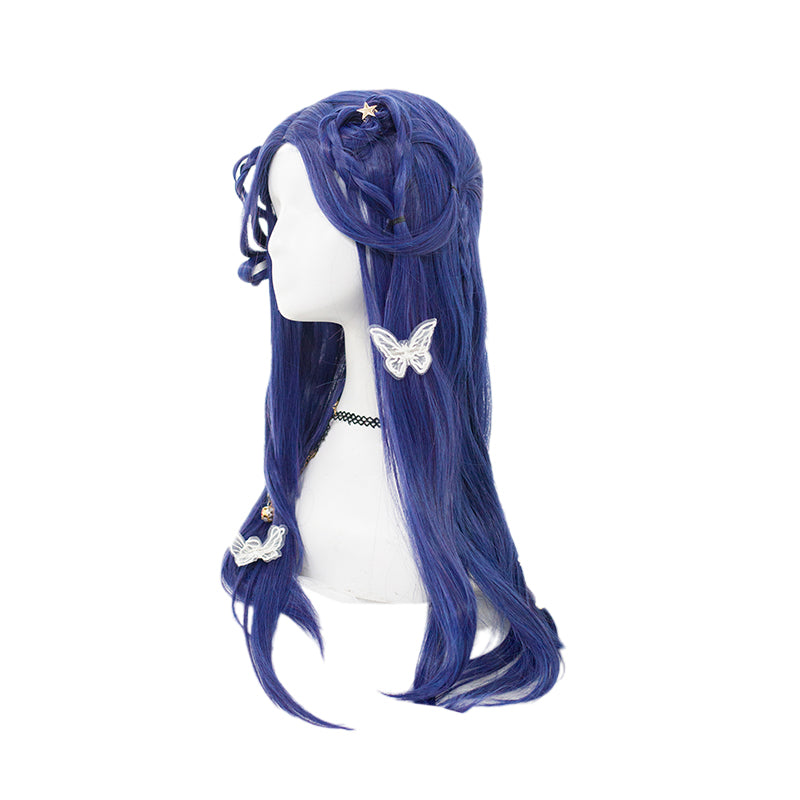 Lolita Royal Blue Long Straight Wig PL52540