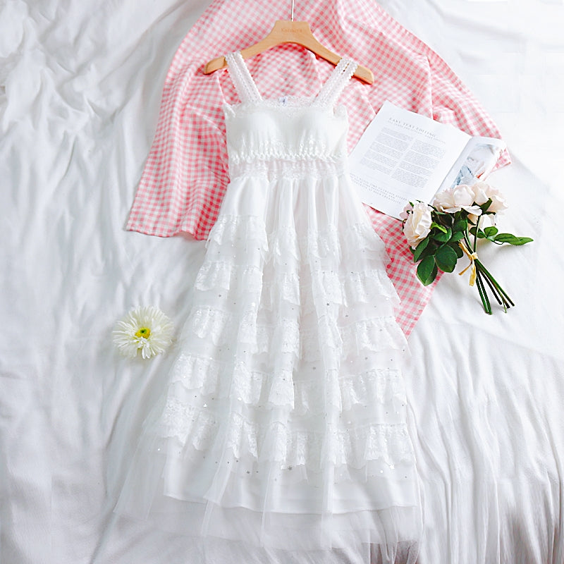 White lace dress PL50289