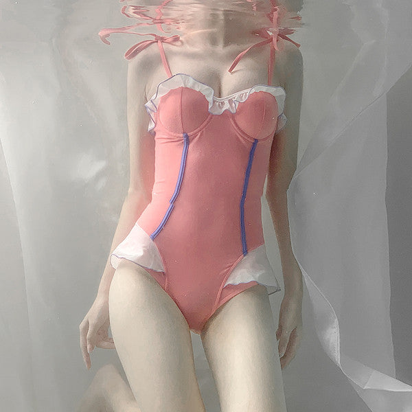 cute pink swimsuit PL52381