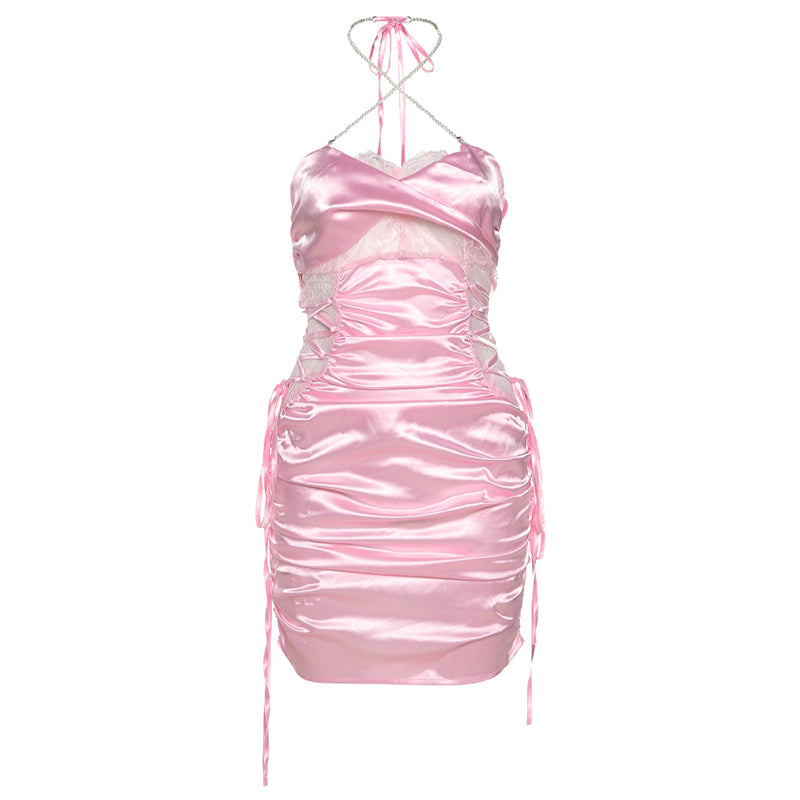 Lace suspender dress PL51962