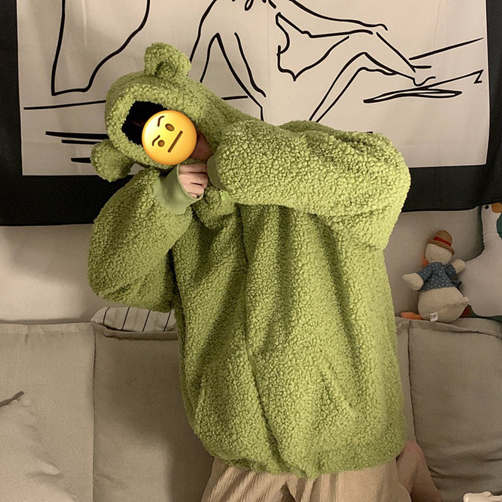 Cute bear hooded sweater PL50832