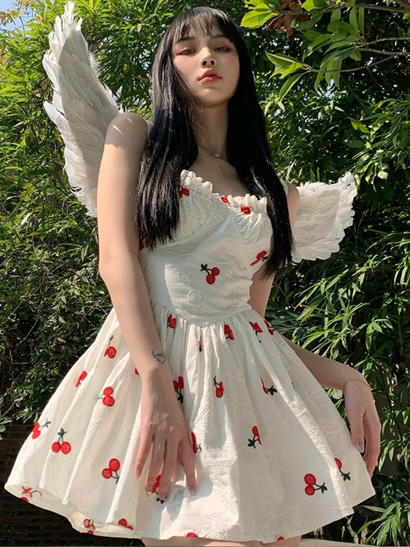 White Slip Dress PL52351