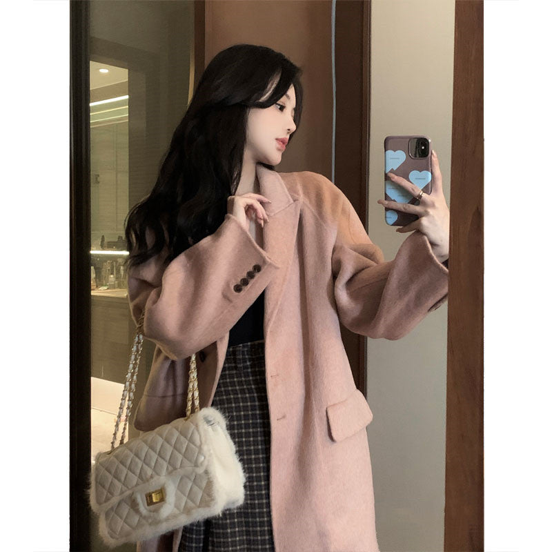pink long coat PL52651