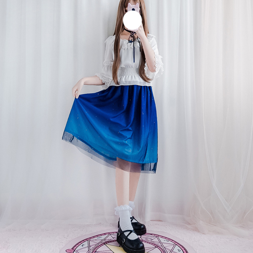 Lolita Star City Gradient Dress PL20105