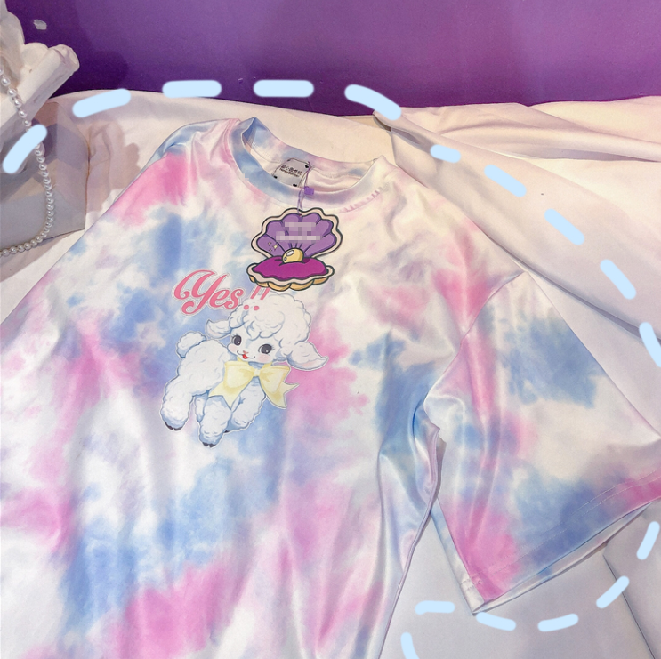 Kim Hyun A gradient t-shirt PL20456