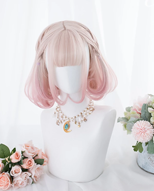 Lolita gradient wig + tiger mouth clip PL20714
