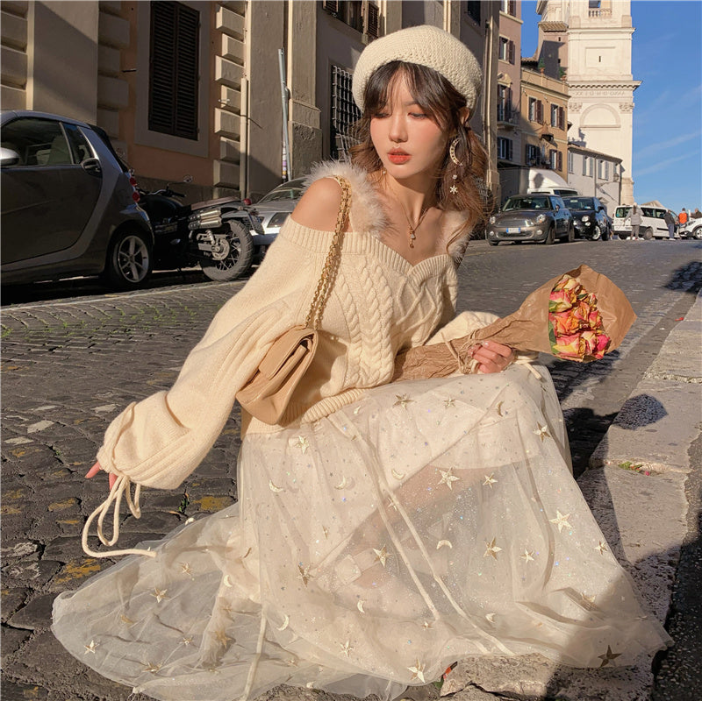 Chic sling sweater P1011