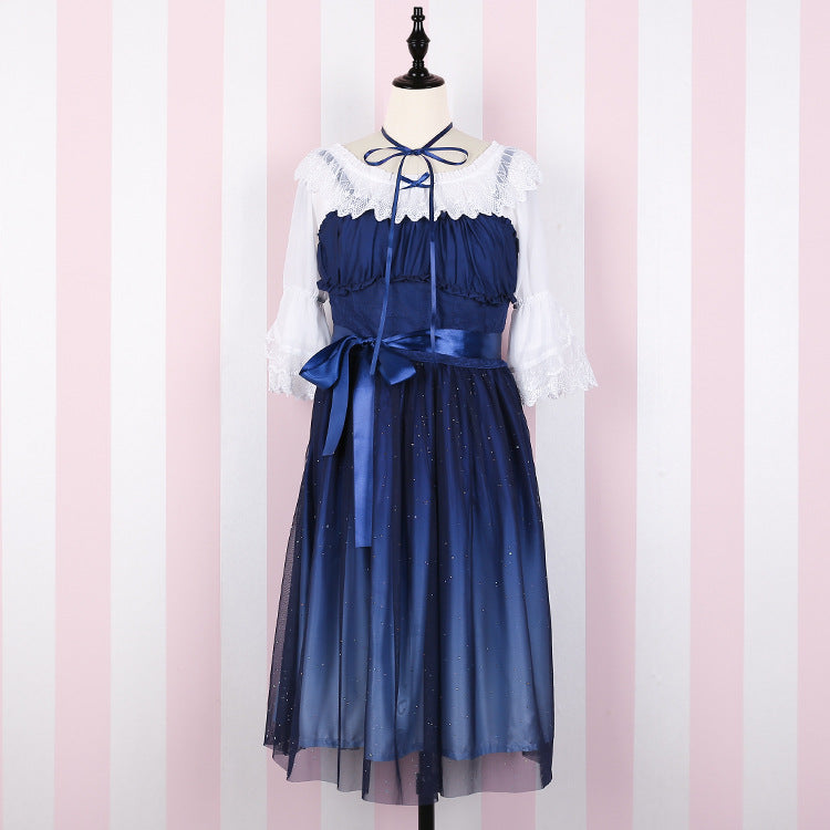 Lolita Star City Gradient Dress PL20105