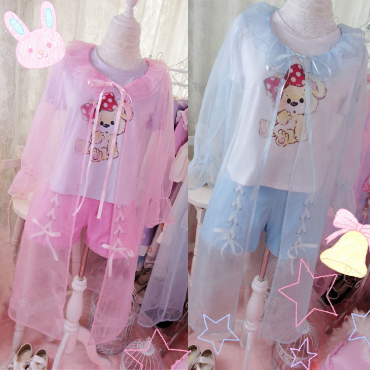 Lolita transparent sun protection clothing PL20099