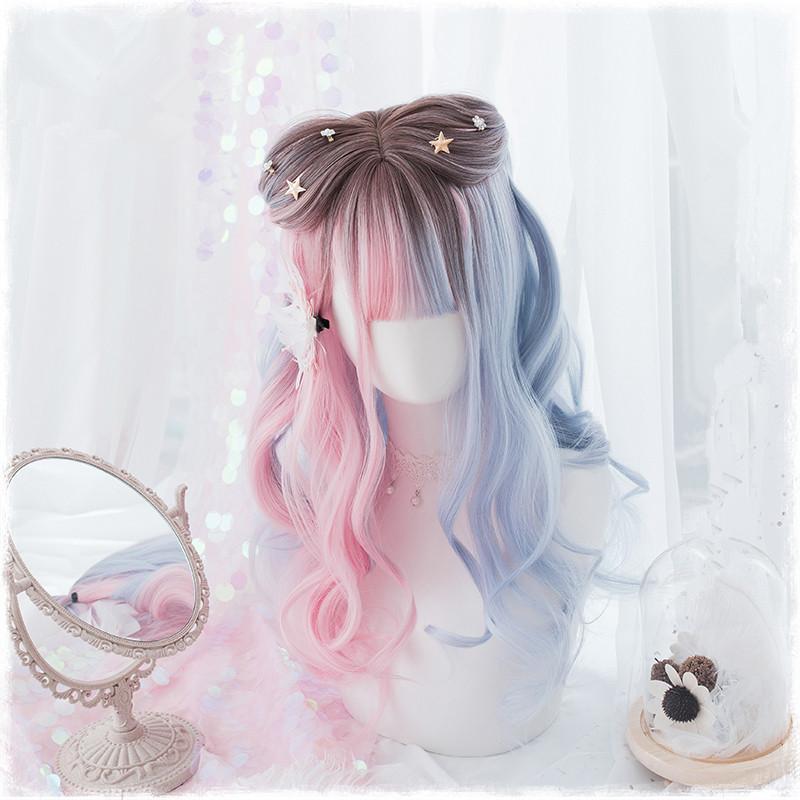 Lolita Blue Pink Gradient Wig PL20261
