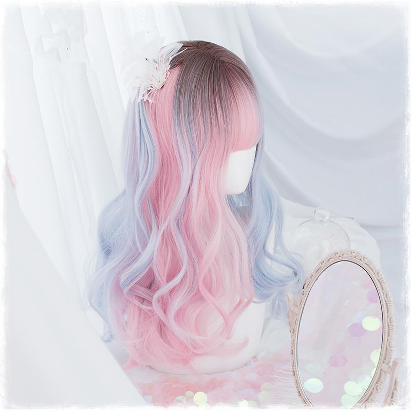 Lolita Blue Pink Gradient Wig PL20261