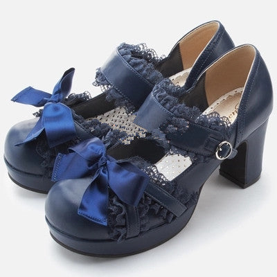 Lolita lace high heels PL20111