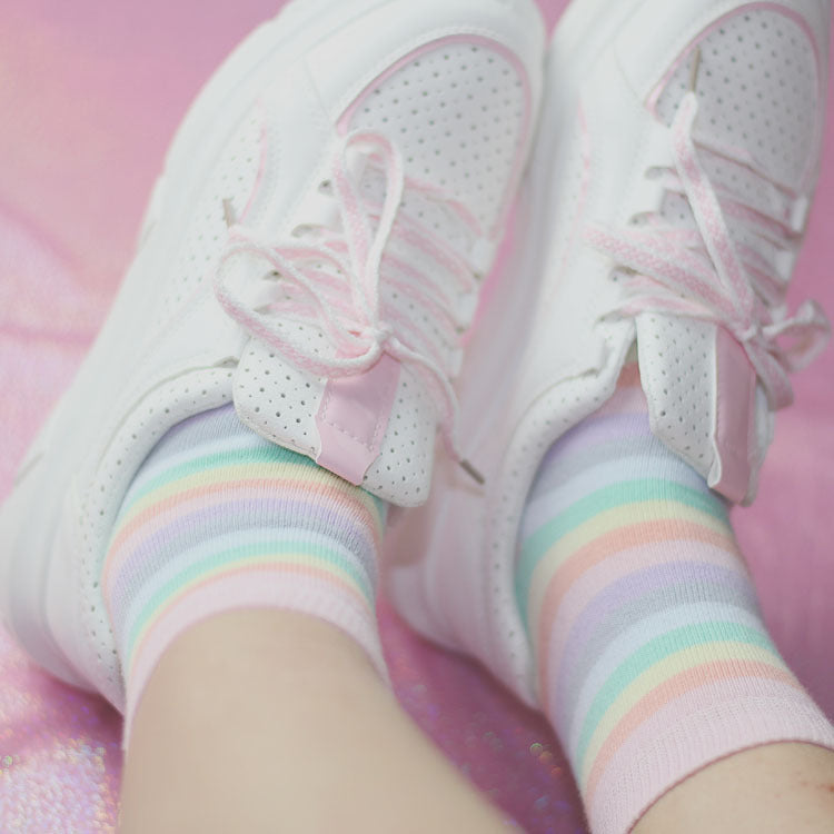 Macaron ice cream color stockings PL20115