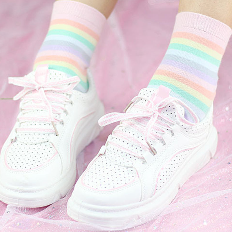 Macaron ice cream color stockings PL20115