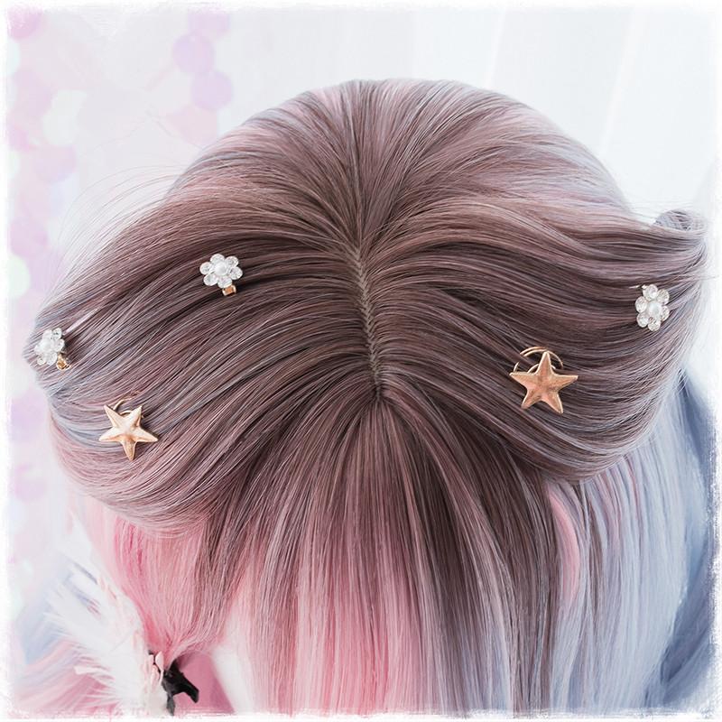 Lolita Blue Pink Gradient Wig PL20261