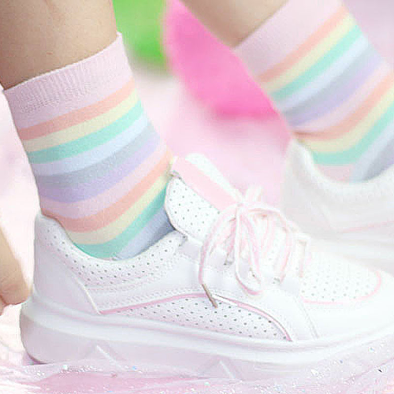 Macaron ice cream color stockings PL20115