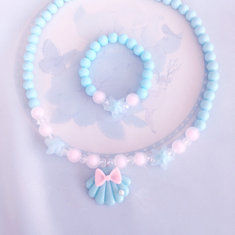 Lolita Shell Necklace + Bracelet Set PL52565