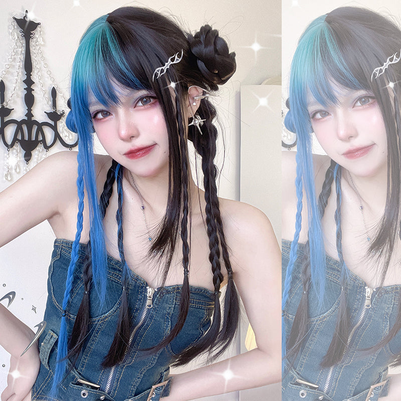 Lolita gradient long straight hair PL52629