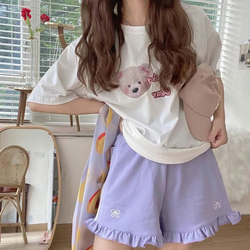 pink shorts P1027