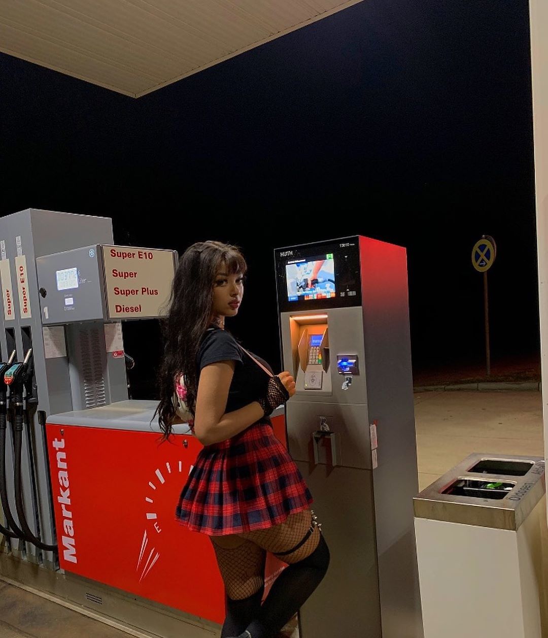 Red Plaid Pleated Skirt PL50147