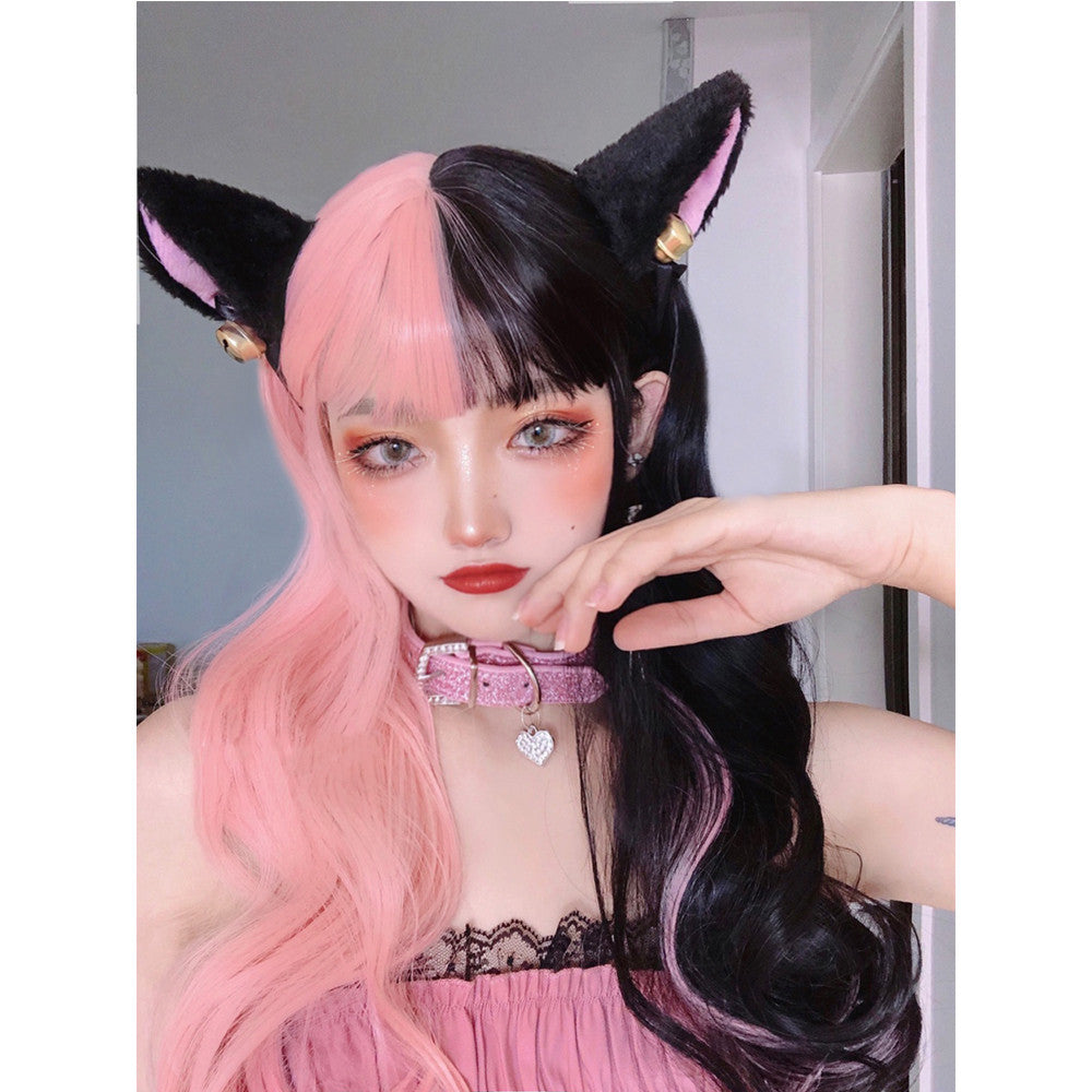 Lolita Colorblock Long Curly Hair PL52600
