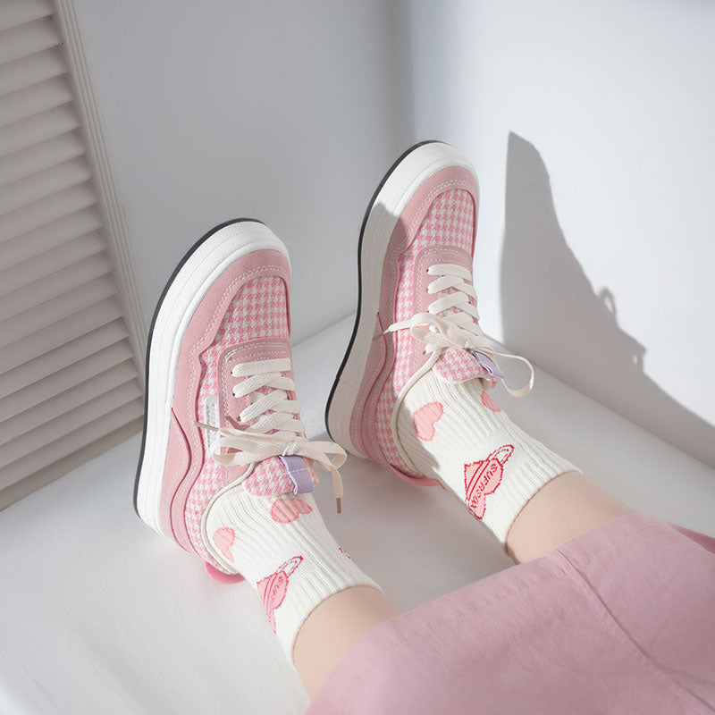 pink casual shoes PL52369