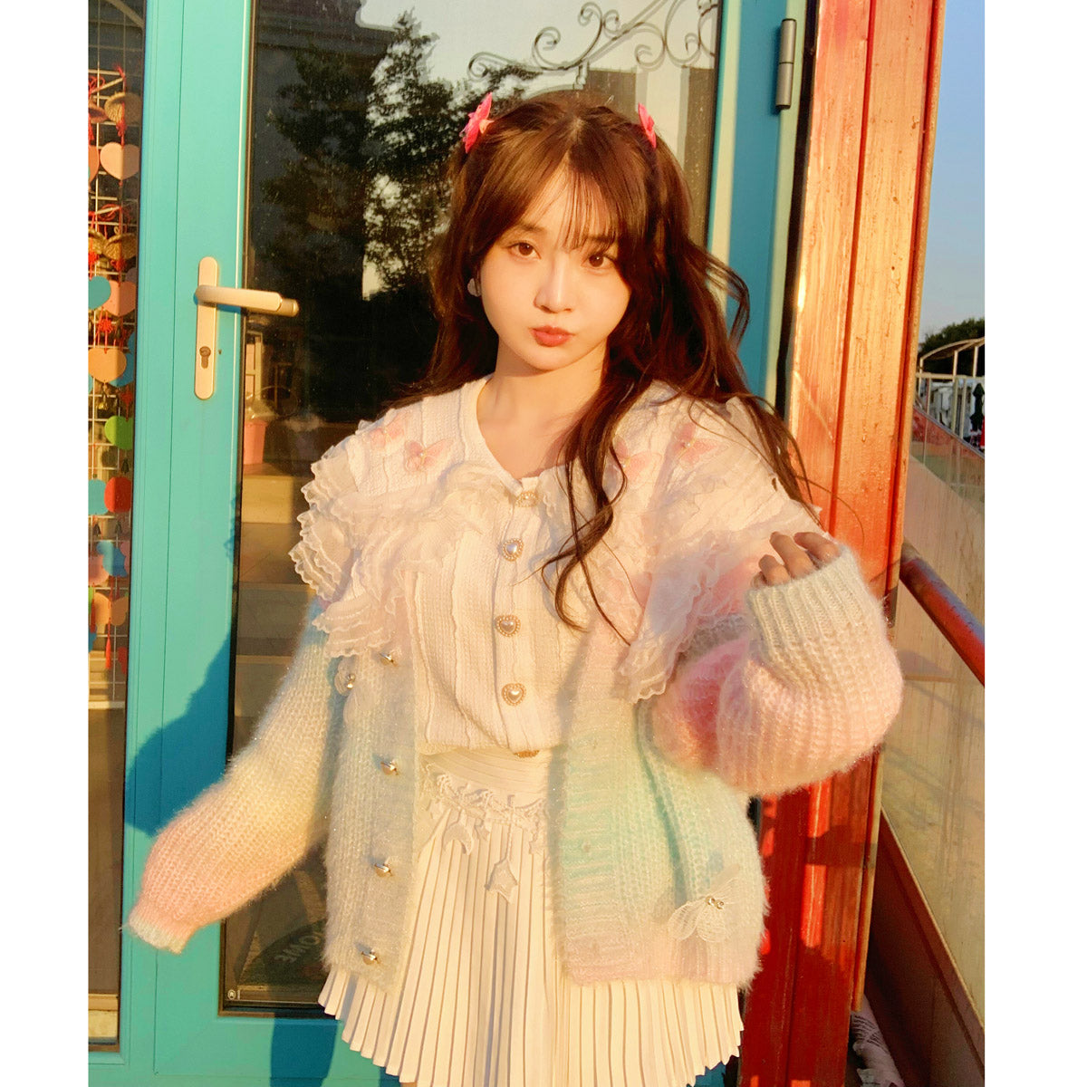 Rainbow Cardigan Sweater PL52791