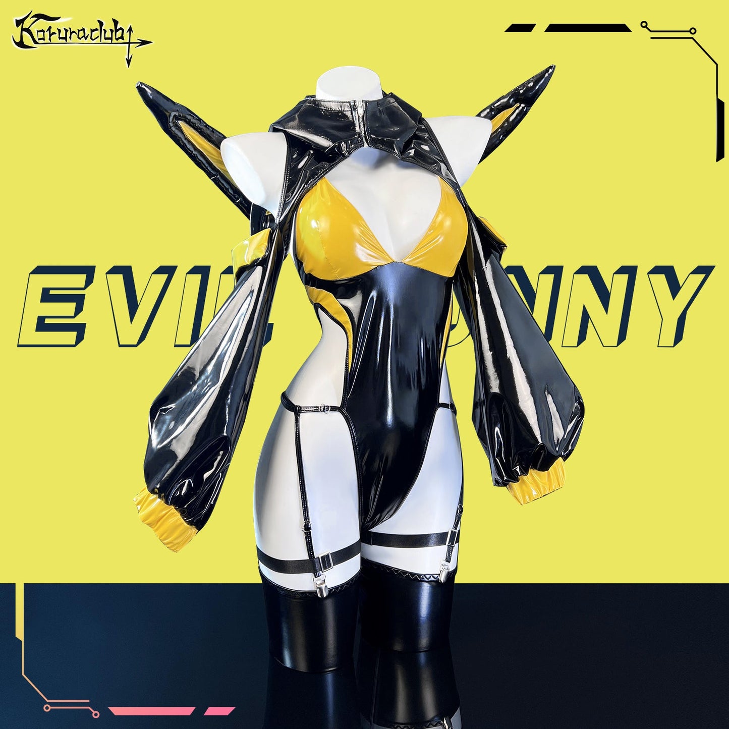 Only $39.99 – Limited to 30 Sets Cosplay Evil Bunny Lingerie 30 Sets Only KO86
