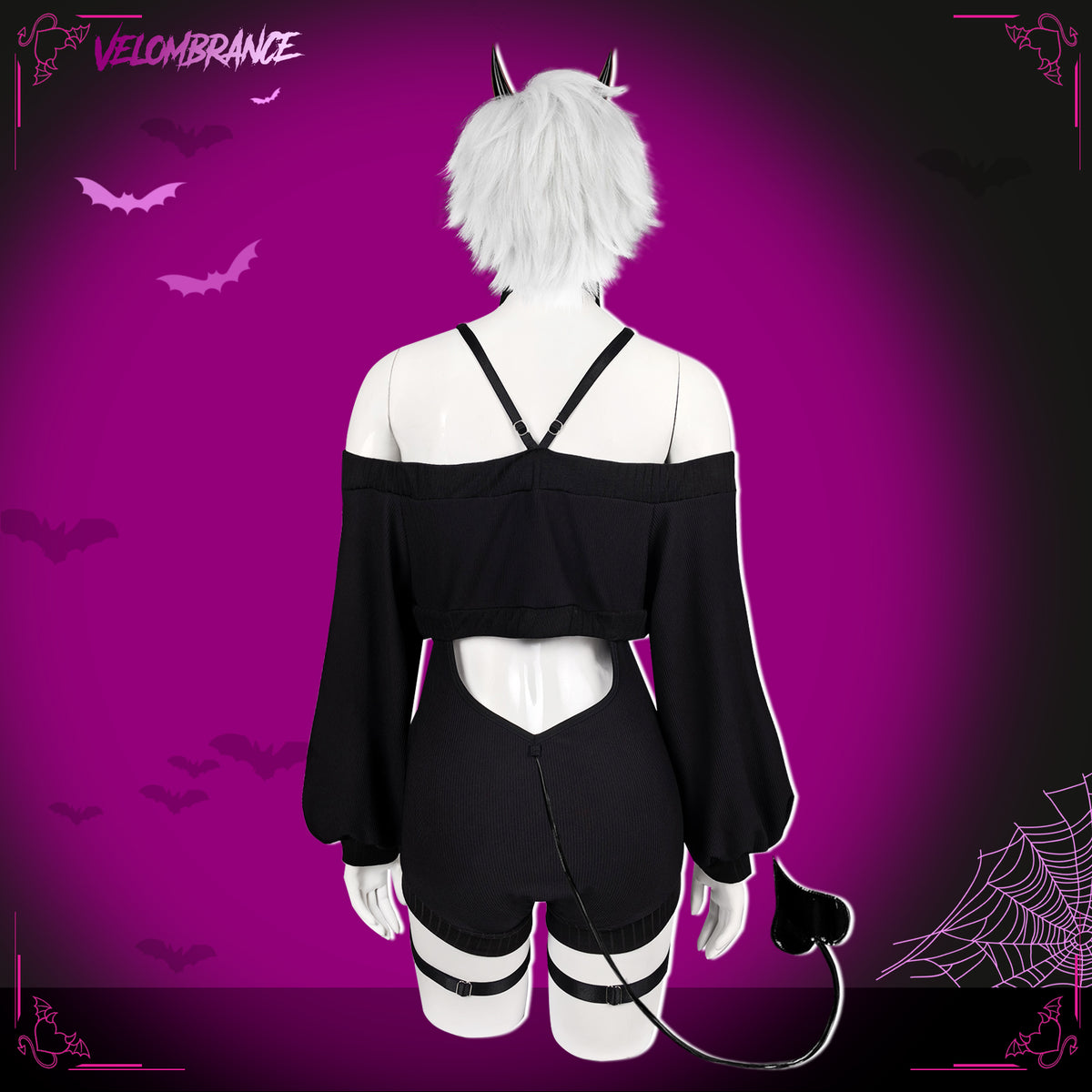 Halloween Spooky Demon Knit Set (6-Piece Set) AS70