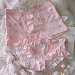 Cute Pink Rabbit Couple Underwear PL53784