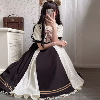Elegant lolita short-sleeved dress PA20109