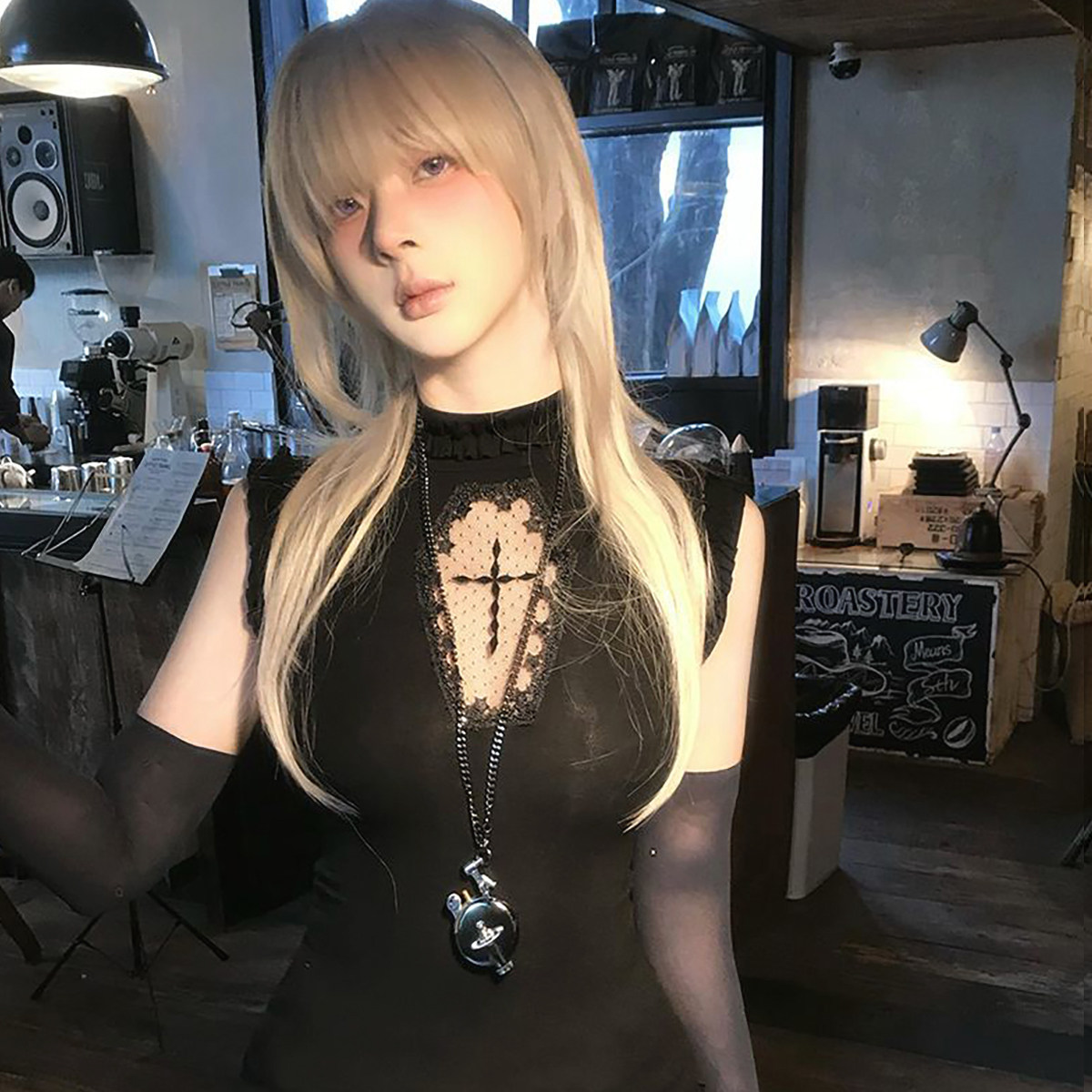 Millennial Gothic Cross Top PA20351