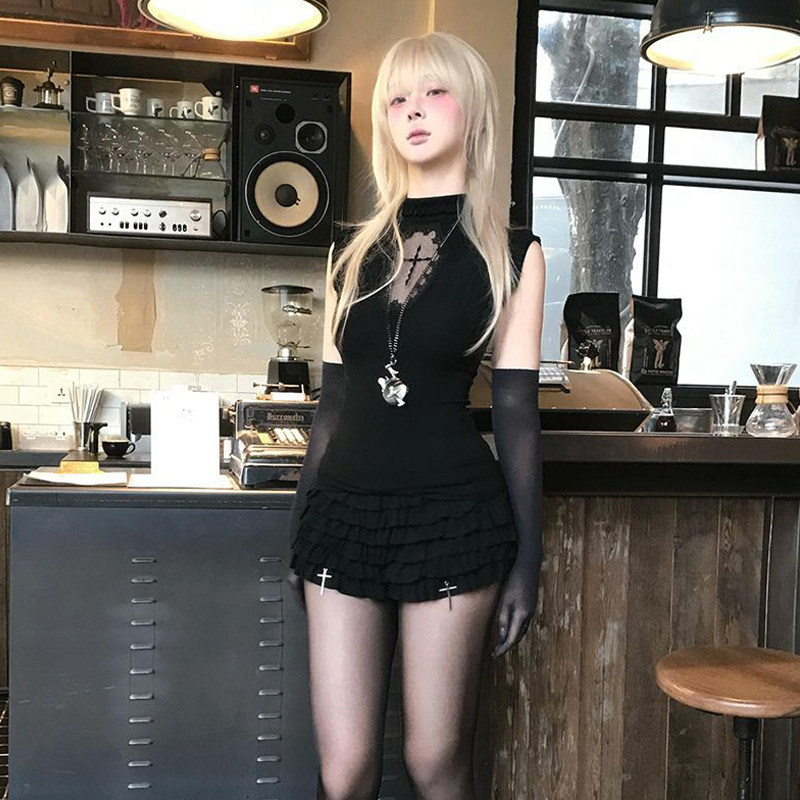 Millennial Gothic Cross Top PA20351