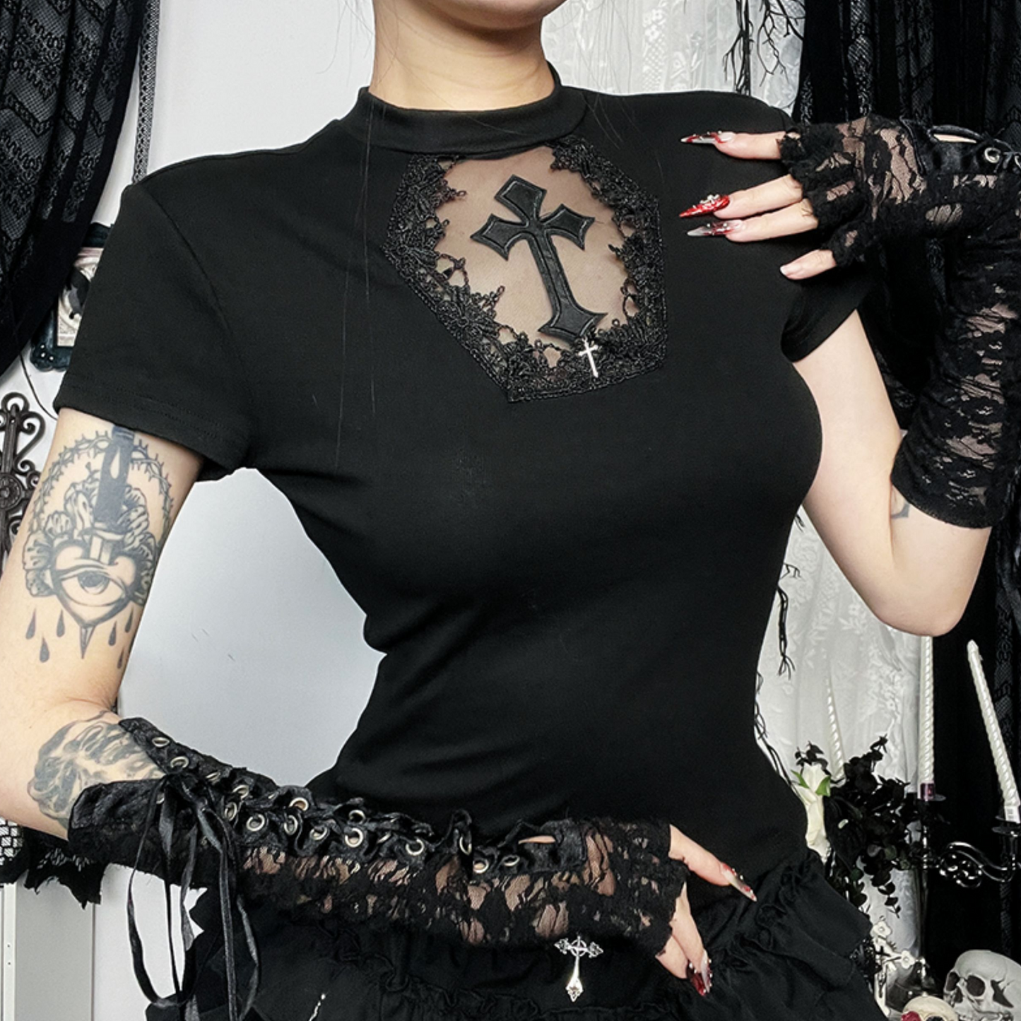 Gothic subculture inner wear PA20208
