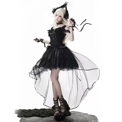 Swan Dream JSK Dark Angel Lolita Dress PA20296