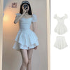 White Waist Dress PL52385