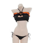 HALLOWEEN HOLLOW BAT KEYHOLE LINGERIE PL53685