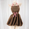 Brown Plush Bear Dress PL53605