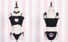 CAT KEYHOLE HOLLOW LINGERIE PL53586