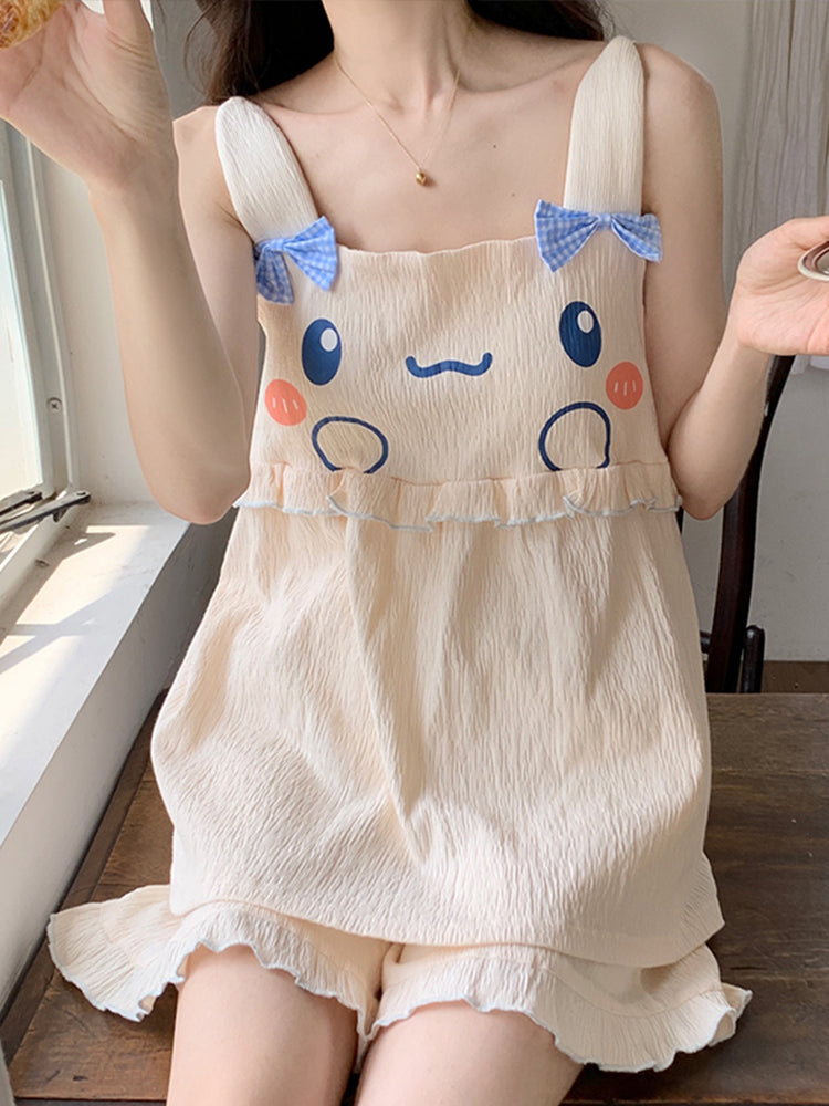 Cute Suspender Pajamas PL53548