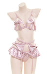 KAWAII SILK BOW LINGERIE PL53663