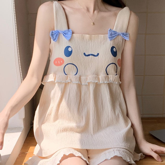 Cute Suspender Pajamas PL53548