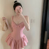 Pink Suspender Dress PL357244