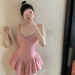 Pink Suspender Dress PL357244